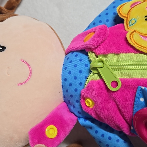 June Garden Plush Doll Learn To Dress 15" Toy Soft Excellent Condition - Picture 3 of 14